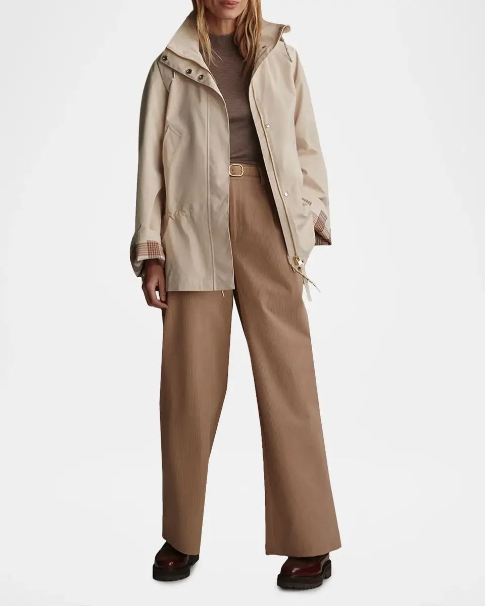 Varley Etta Short Hooded Rain Jacket | Thumbnail 2 Varley Etta Short Hooded Rain Jacket | Thumbnail 2
