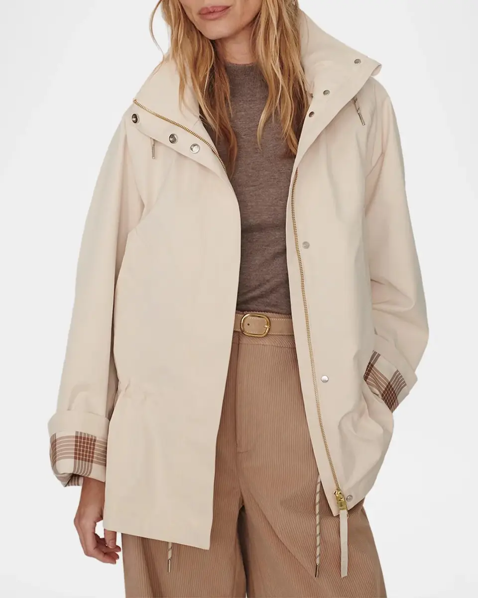 Varley Etta Short Hooded Rain Jacket | Thumbnail 3 Varley Etta Short Hooded Rain Jacket | Thumbnail 3