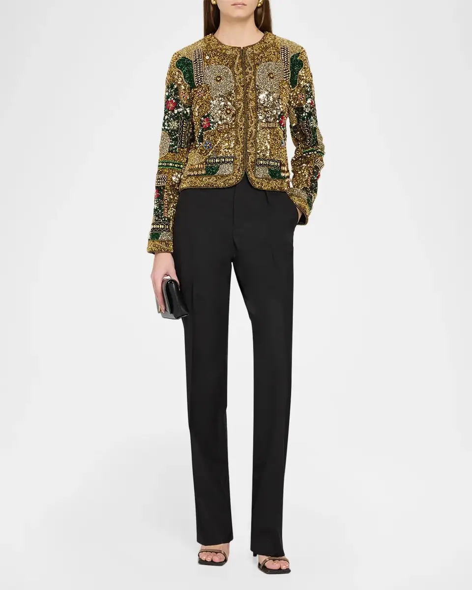 Alice + Olivia Kidman Embellished Jacket | Thumbnail 2 Alice + Olivia Kidman Embellished Jacket | Thumbnail 2
