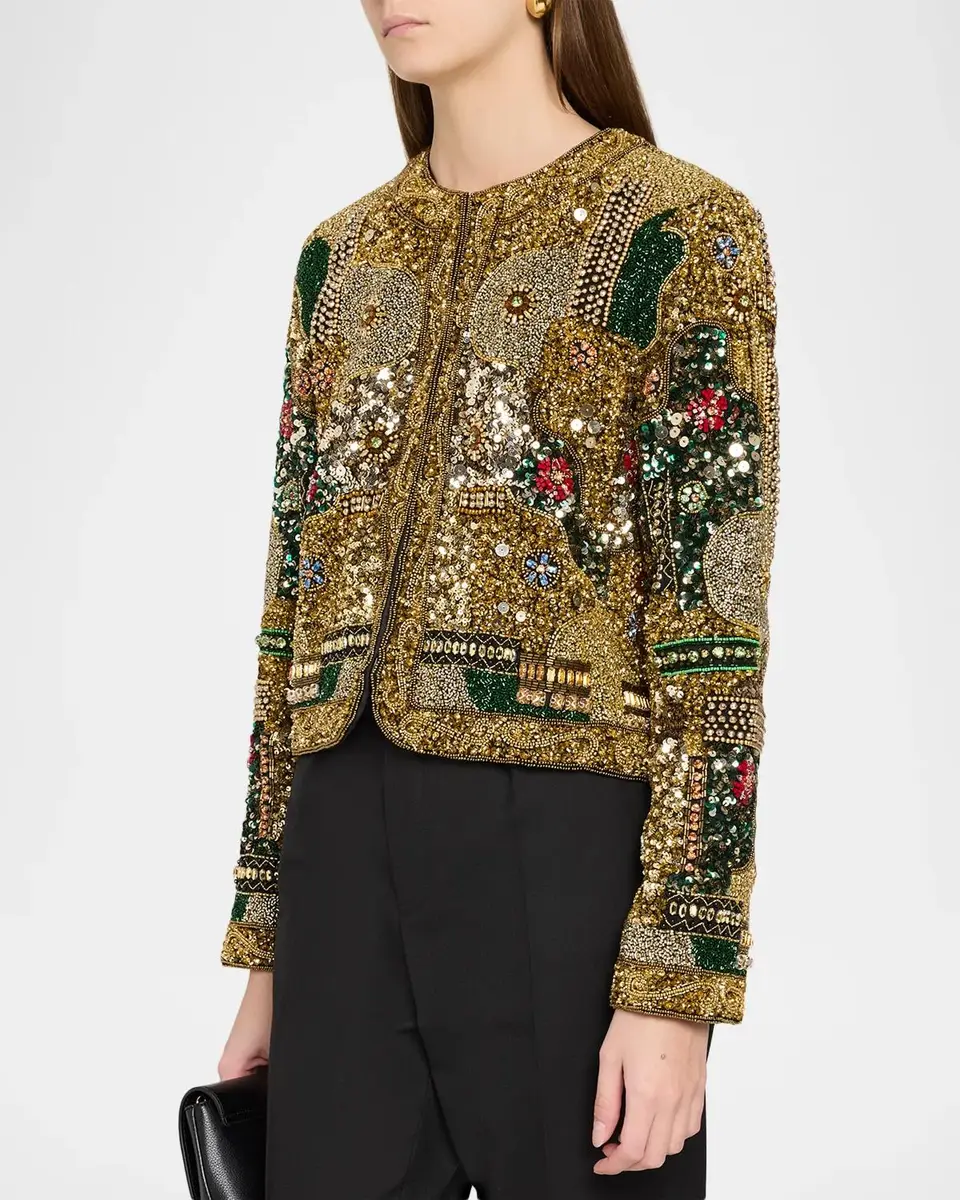 Alice + Olivia Kidman Embellished Jacket | Thumbnail 4 Alice + Olivia Kidman Embellished Jacket | Thumbnail 4