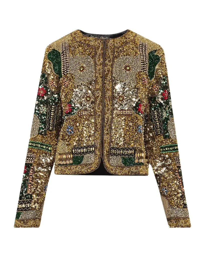 Alice + Olivia Kidman Embellished Jacket