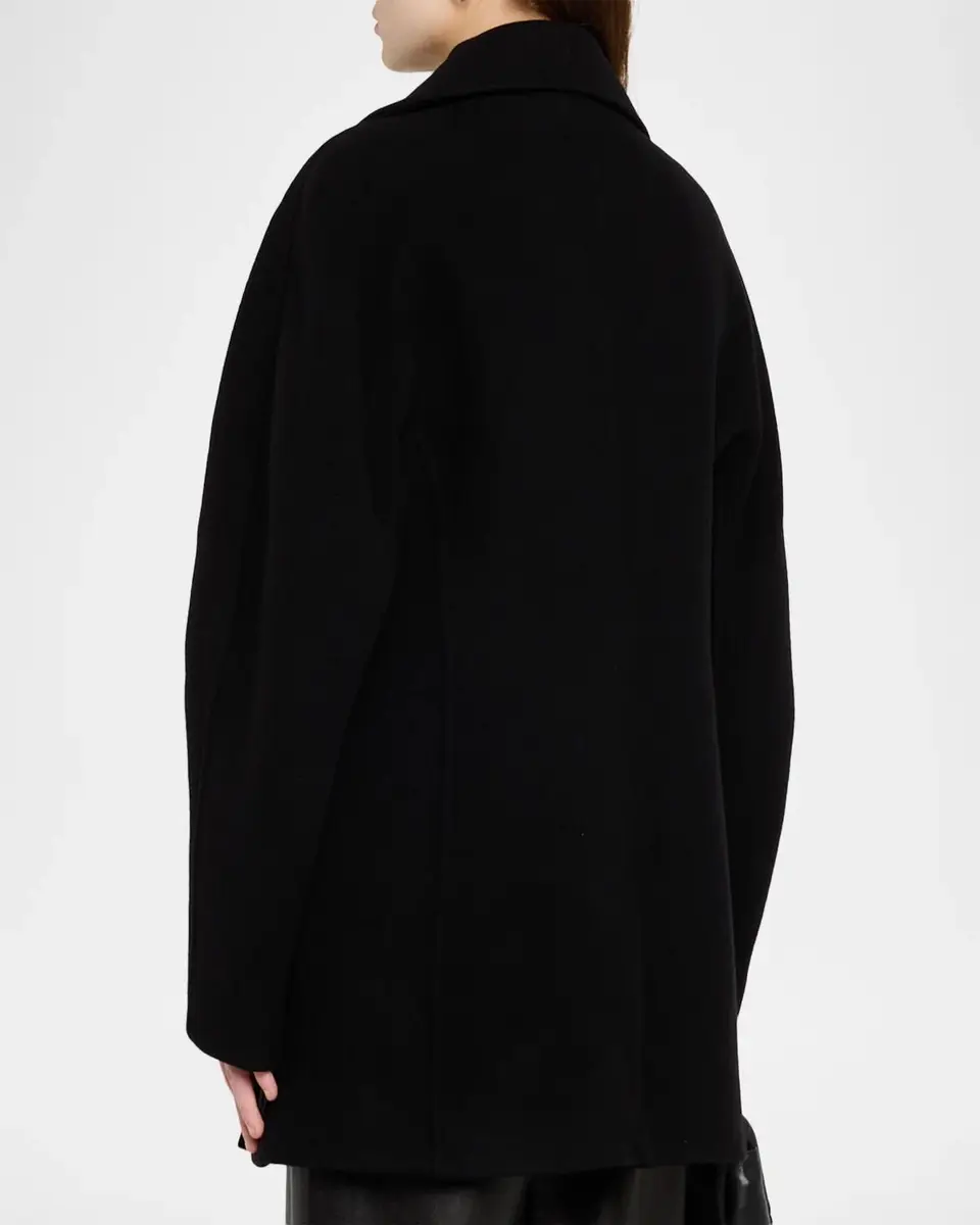 TOTEME Rounded Double-Breasted Peacoat | Thumbnail 3 TOTEME Rounded Double-Breasted Peacoat | Thumbnail 3
