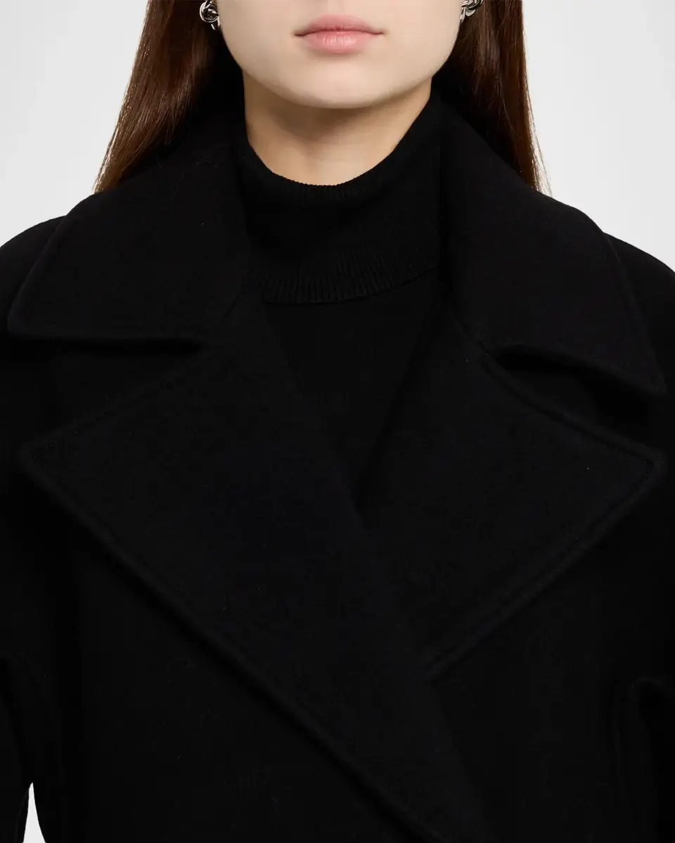TOTEME Rounded Double-Breasted Peacoat | Thumbnail 5 TOTEME Rounded Double-Breasted Peacoat | Thumbnail 5