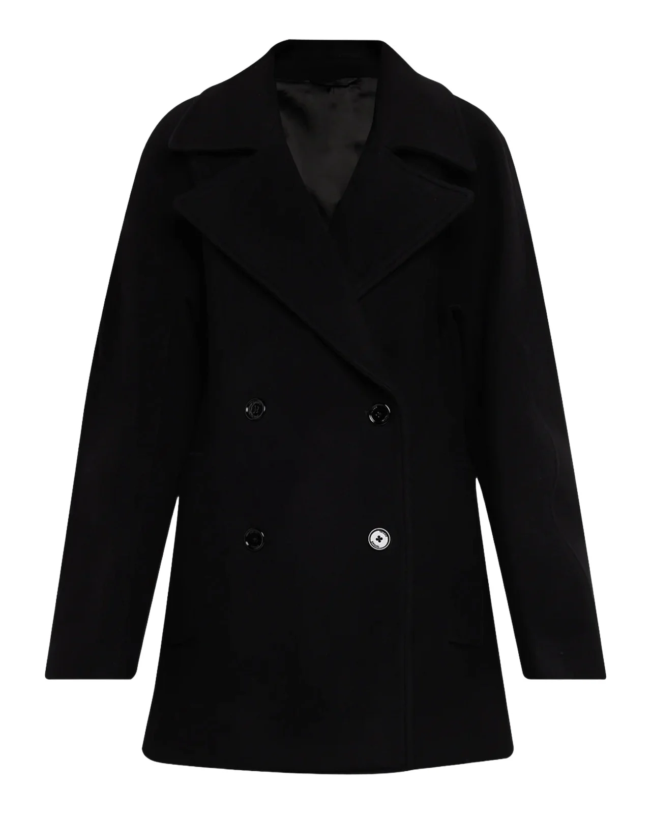 TOTEME Rounded Double-Breasted Peacoat