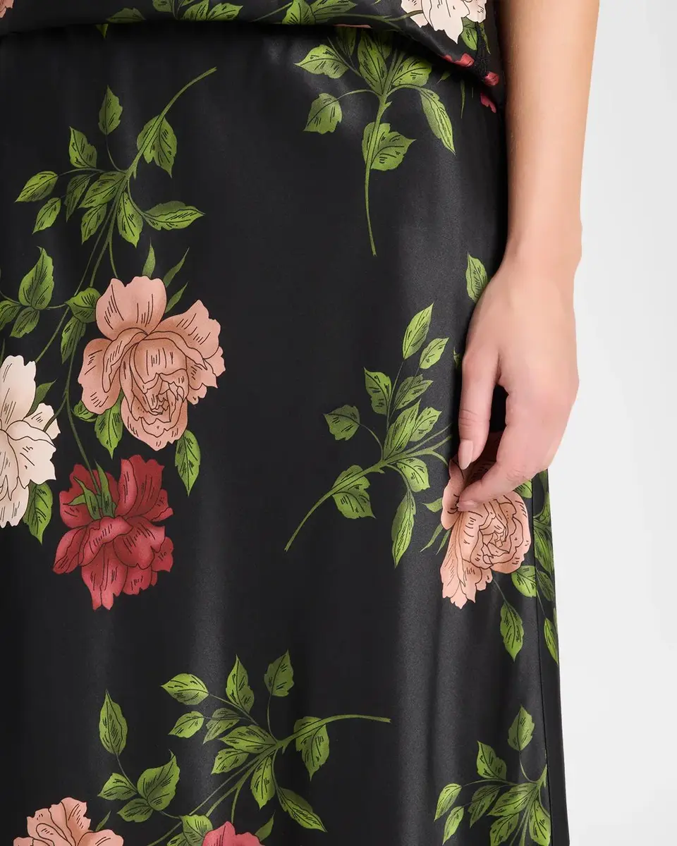 Johnny Was Eloriya Bias-Cut Floral Midi Skirt | Thumbnail 5 Johnny Was Eloriya Bias-Cut Floral Midi Skirt | Thumbnail 5