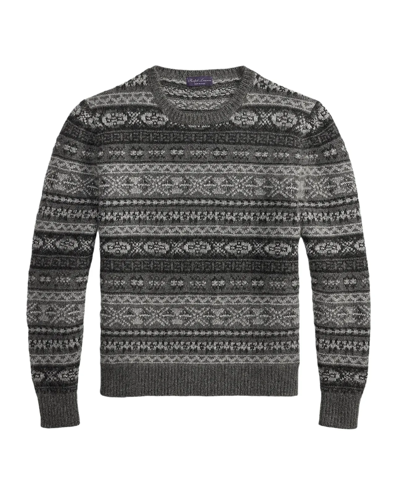 Ralph Lauren Purple Label Men's Fair Isle-Style Cashmere-Blend Sweater