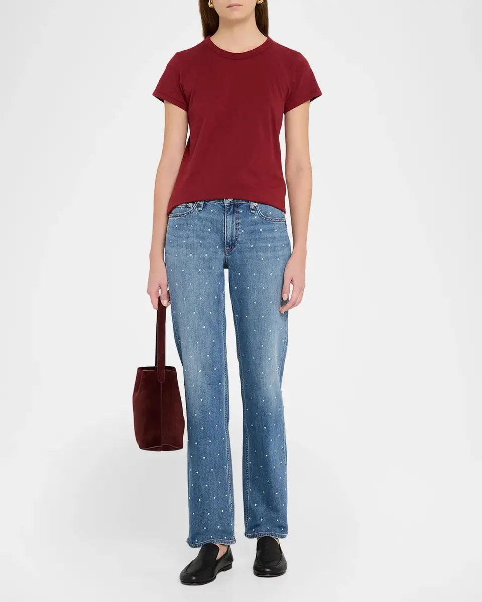 rag & bone Harlow Low-Rise Slim Straight-Leg Jeans | Thumbnail 2 rag & bone Harlow Low-Rise Slim Straight-Leg Jeans | Thumbnail 2