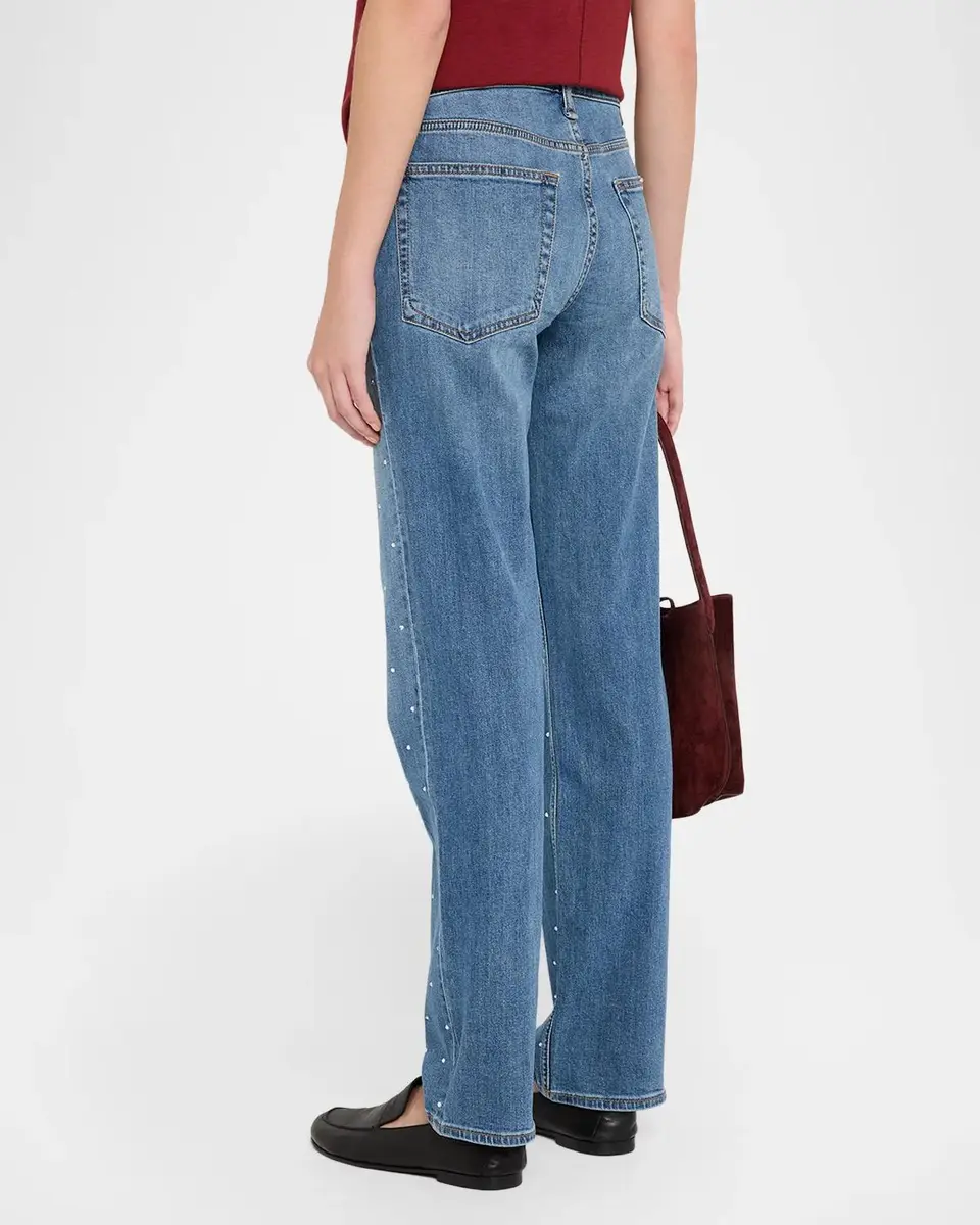 rag & bone Harlow Low-Rise Slim Straight-Leg Jeans | Thumbnail 3 rag & bone Harlow Low-Rise Slim Straight-Leg Jeans | Thumbnail 3