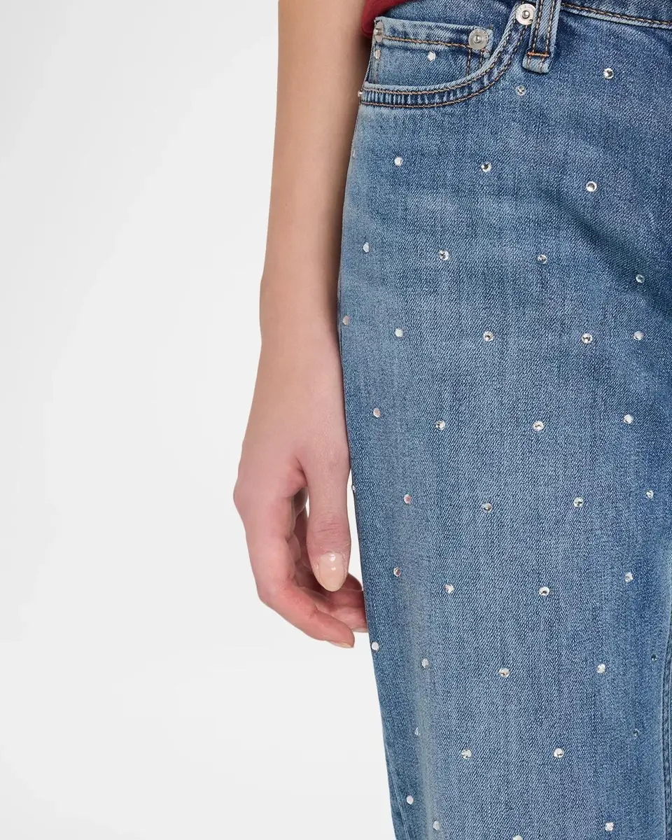rag & bone Harlow Low-Rise Slim Straight-Leg Jeans | Thumbnail 5 rag & bone Harlow Low-Rise Slim Straight-Leg Jeans | Thumbnail 5