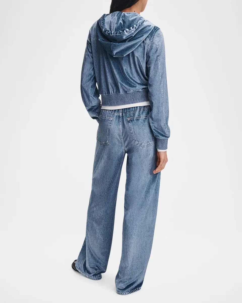 rag & bone Miramar Velvet Wide-Leg Pants | Thumbnail 3