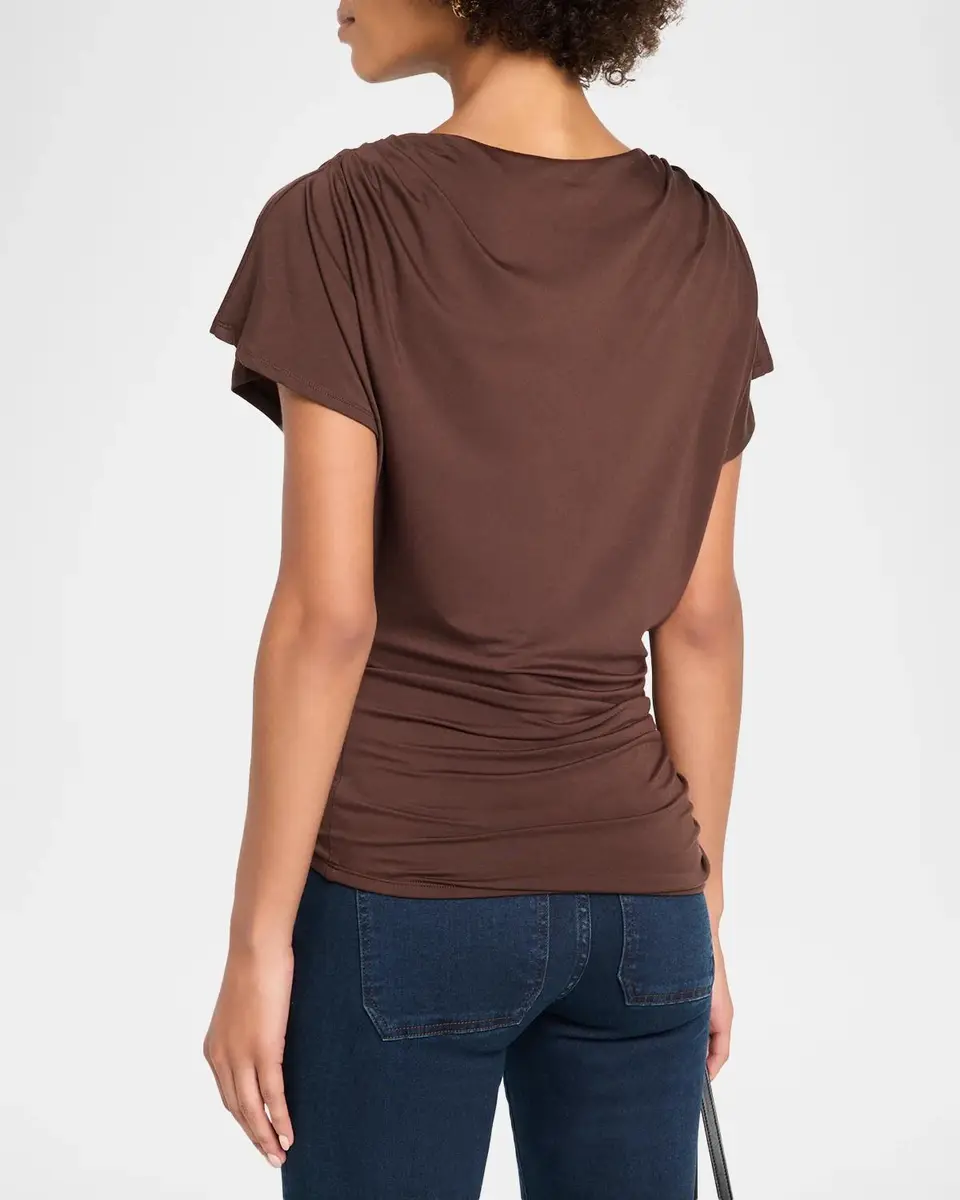 Veronica Beard Lila Draped Top | Thumbnail 3 Veronica Beard Lila Draped Top | Thumbnail 3