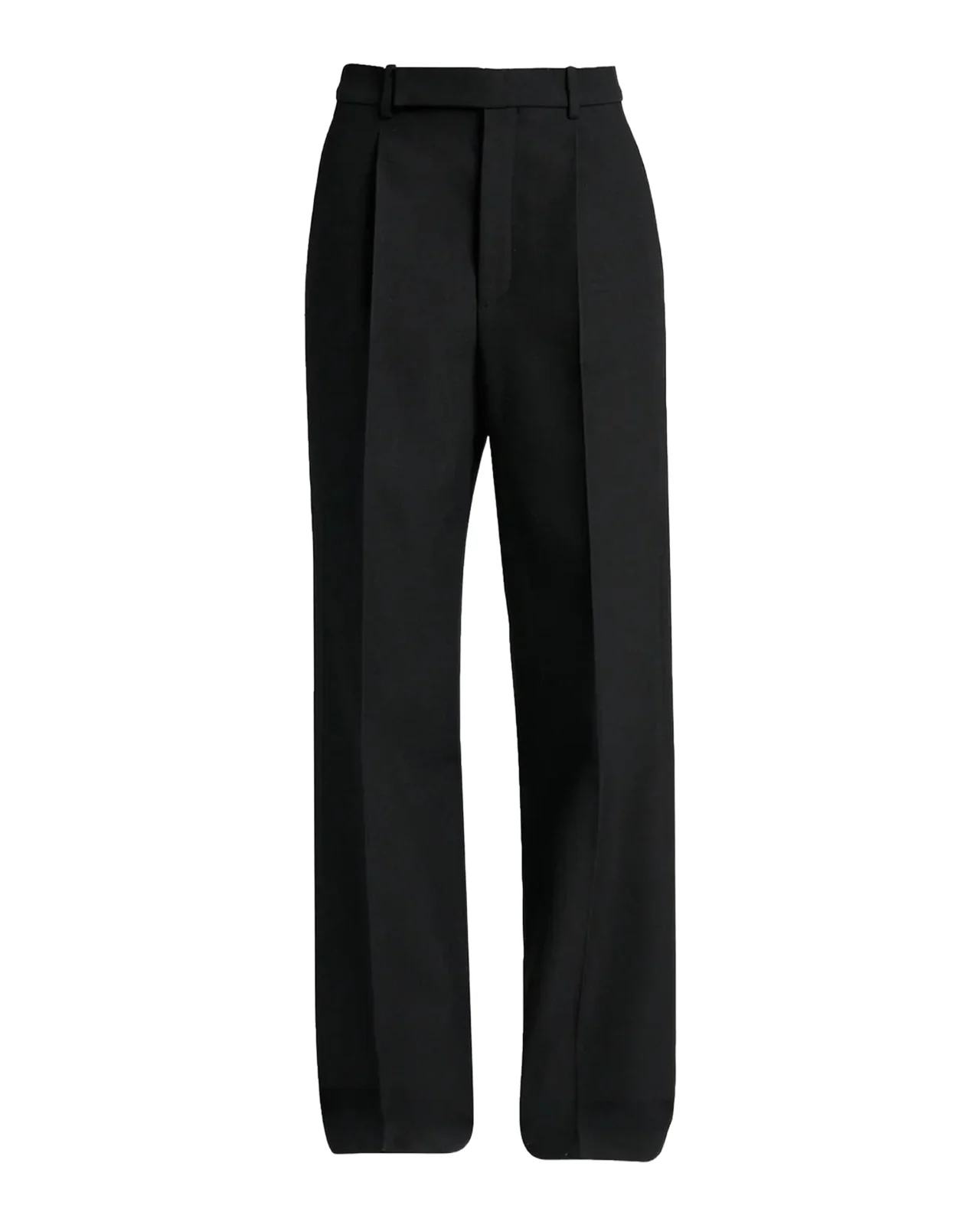 Wool Grain De Poudre Straight-Leg Trousers Wool Grain De Poudre Straight-Leg Trousers