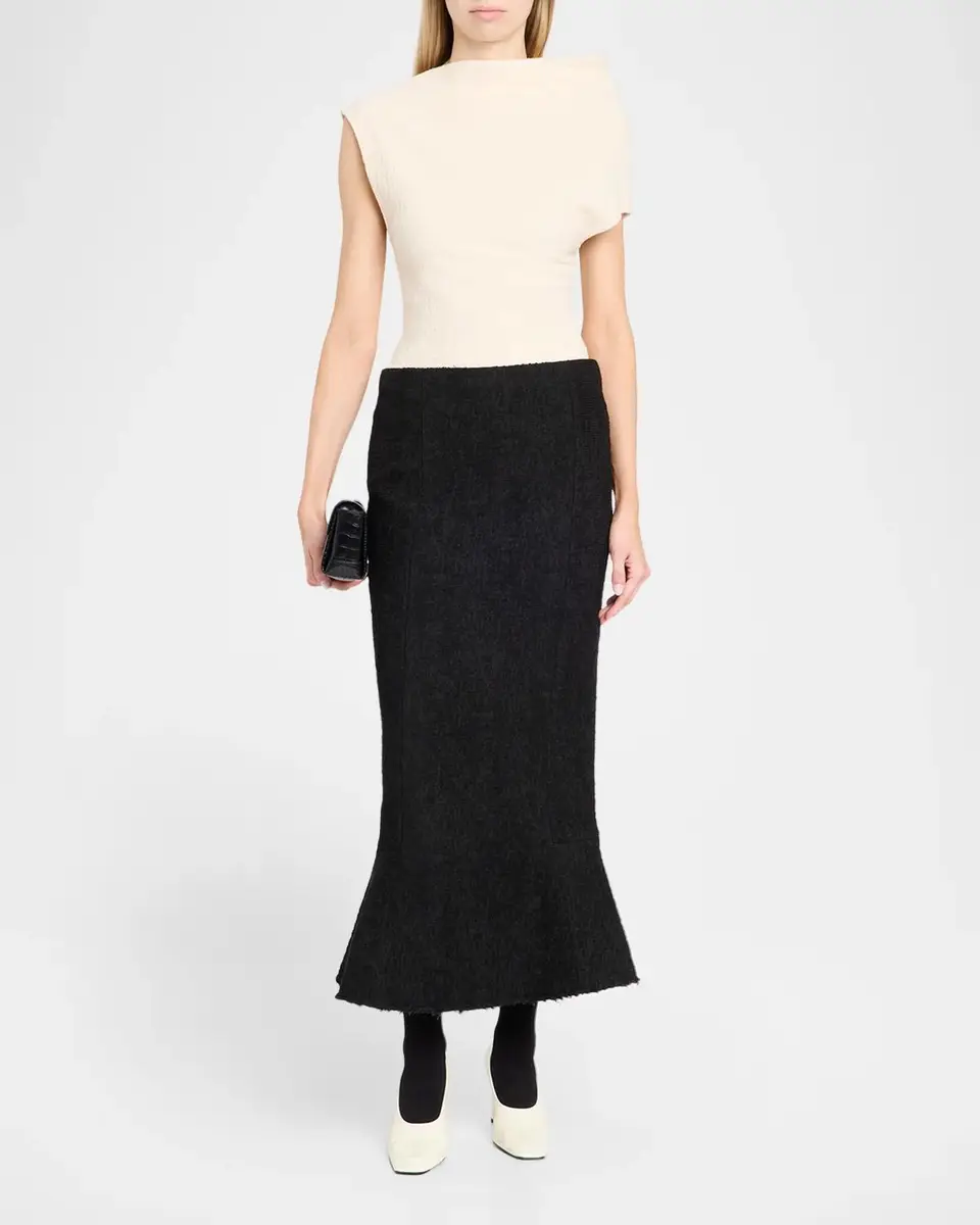 TOTEME One-Shoulder Cotton Top | Thumbnail 2 TOTEME One-Shoulder Cotton Top | Thumbnail 2