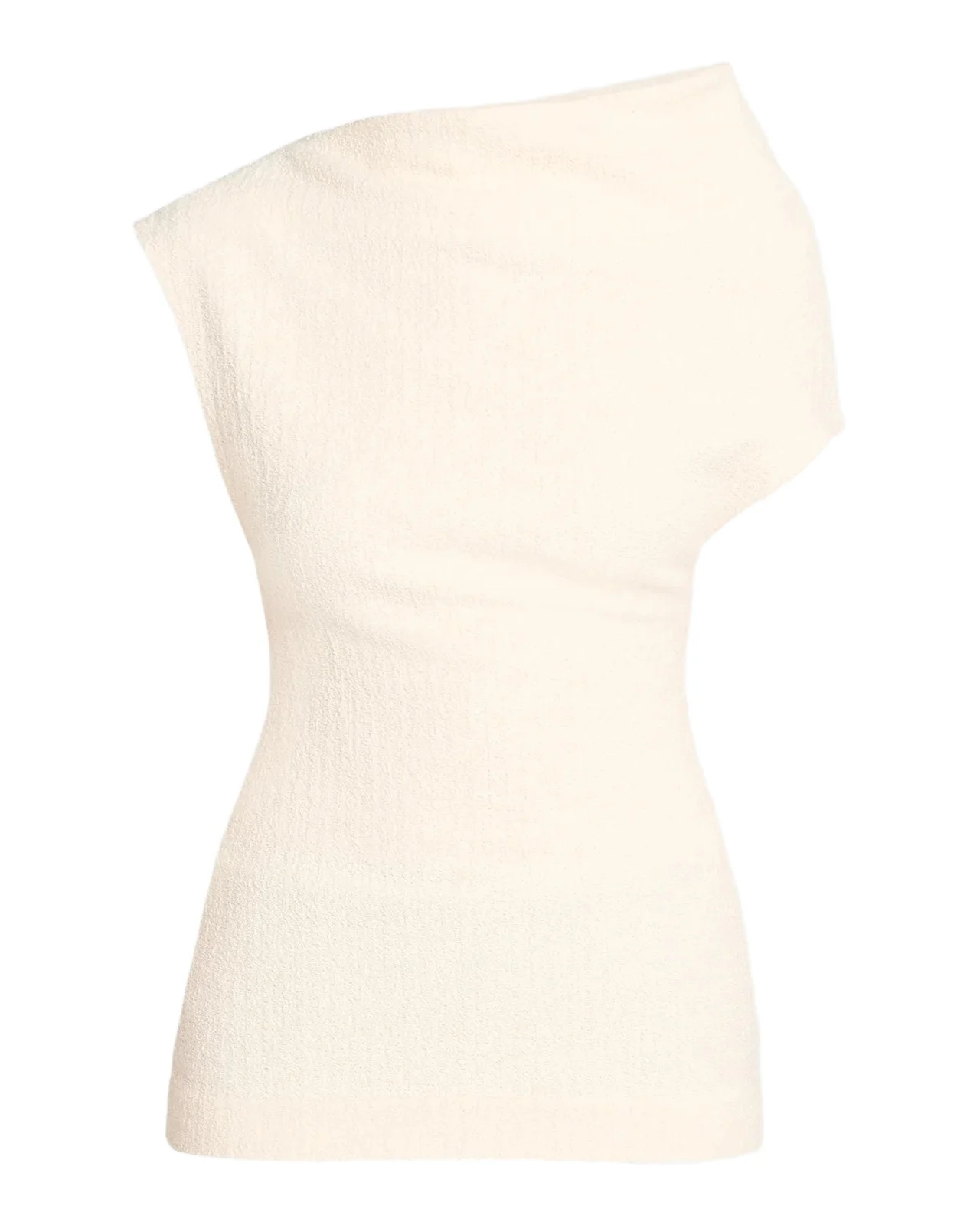 TOTEME One-Shoulder Cotton Top