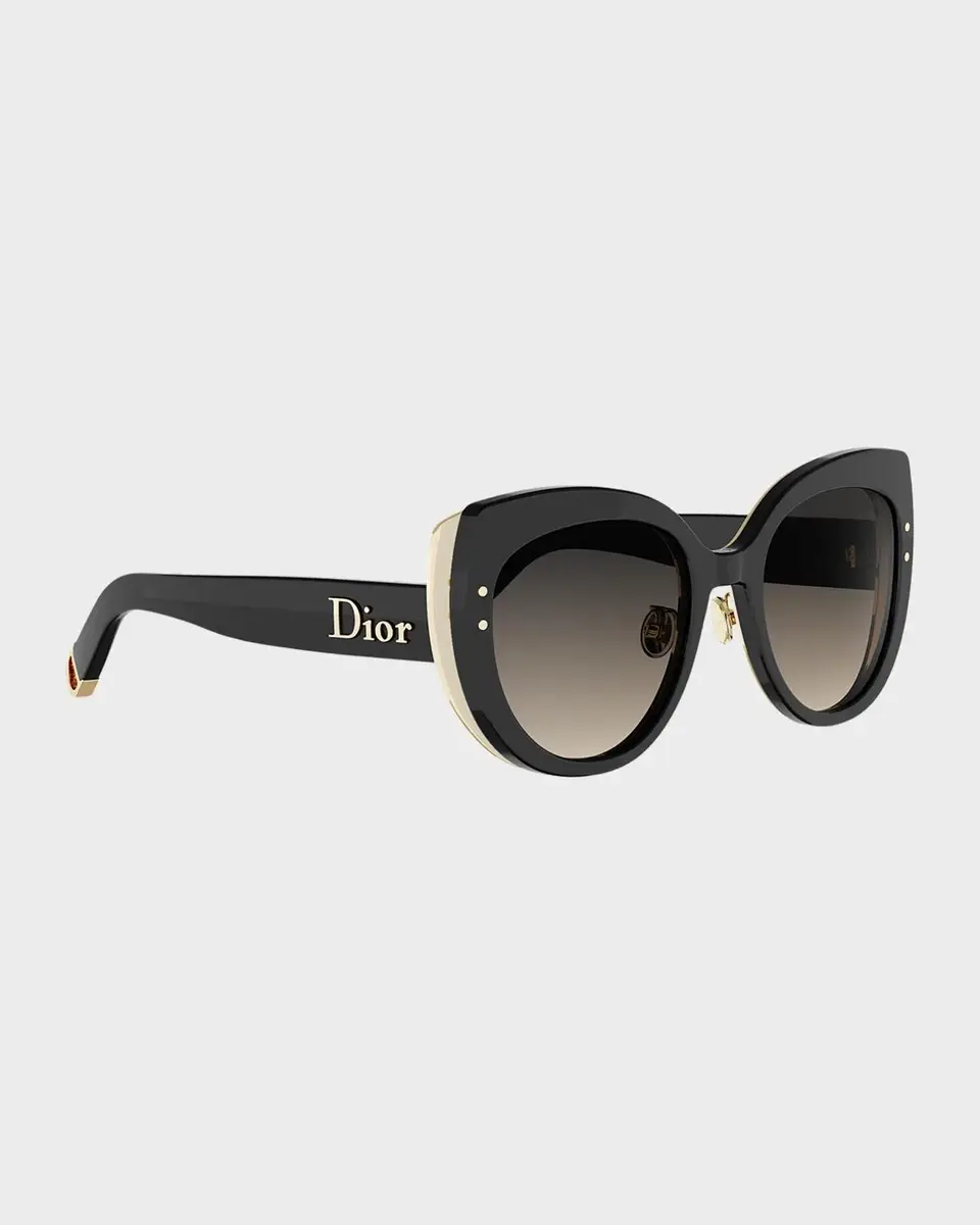 Dior New R1U 54MM Butterfly Sunglasses | Thumbnail 2