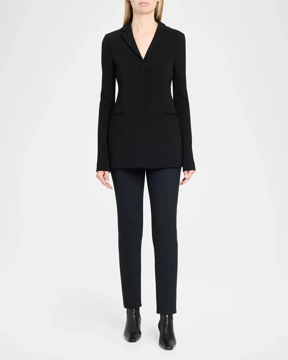 TOTEME Slim Single-Breasted Blazer | Thumbnail 2 TOTEME Slim Single-Breasted Blazer | Thumbnail 2