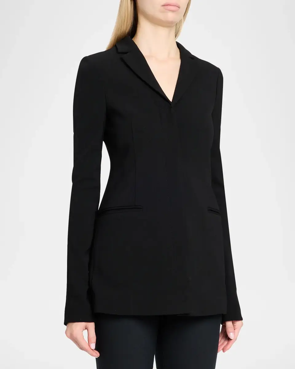 TOTEME Slim Single-Breasted Blazer | Thumbnail 4 TOTEME Slim Single-Breasted Blazer | Thumbnail 4