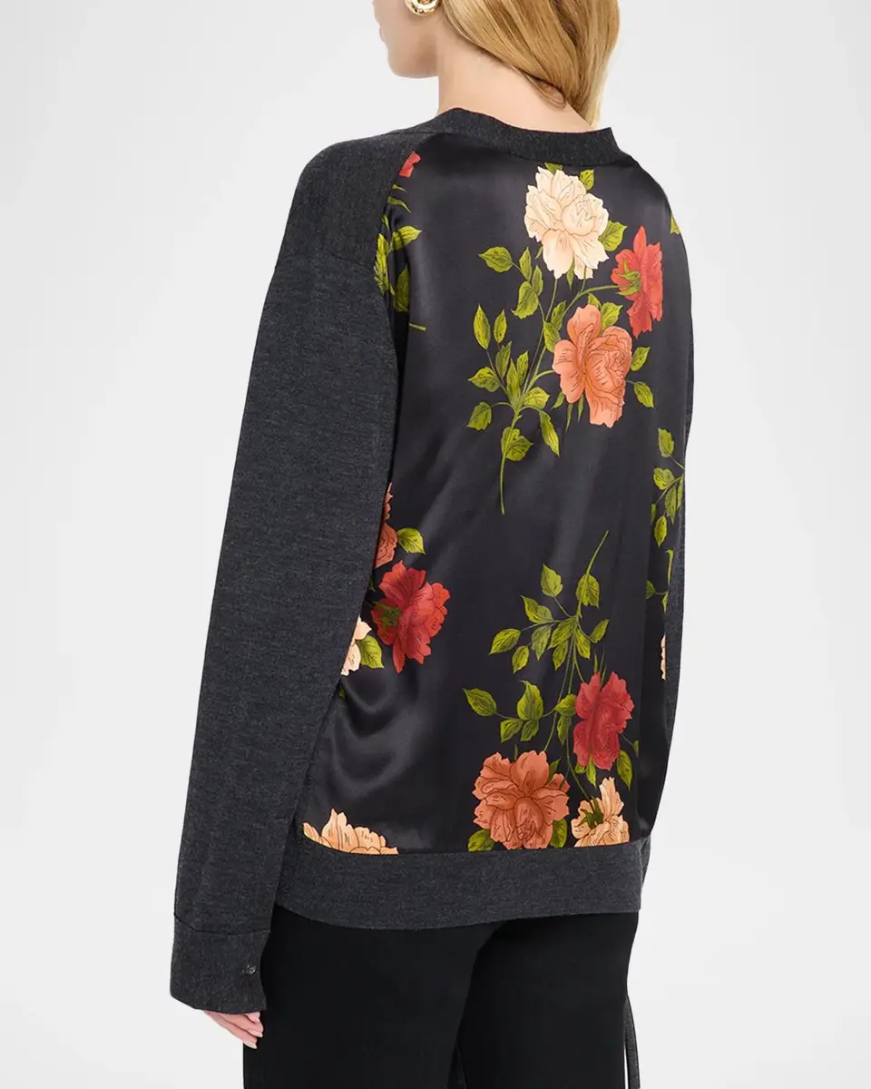 Johnny Was The Printed Knit V-Neck Cardigan | Thumbnail 3 Johnny Was The Printed Knit V-Neck Cardigan | Thumbnail 3