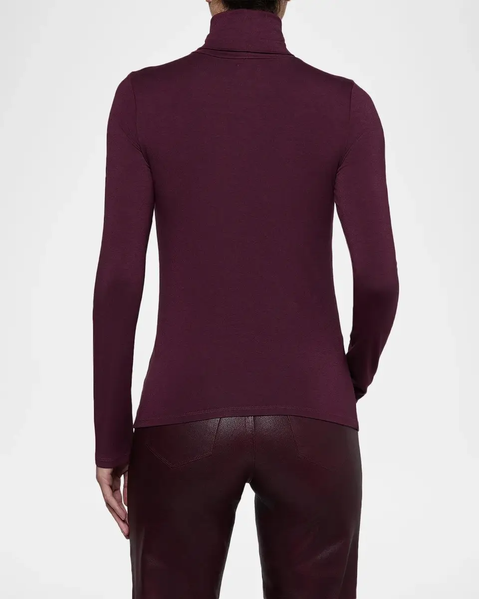 L'Agence Lani Long-Sleeve Turtleneck Top | Thumbnail 3