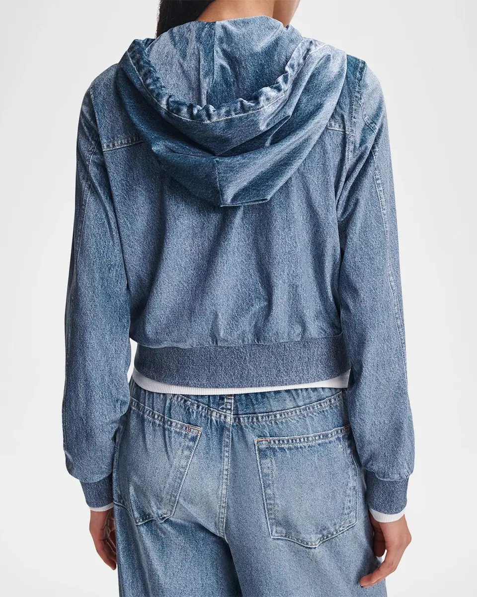rag & bone Miramar Denim Zip-Up Hoodie | Thumbnail 2