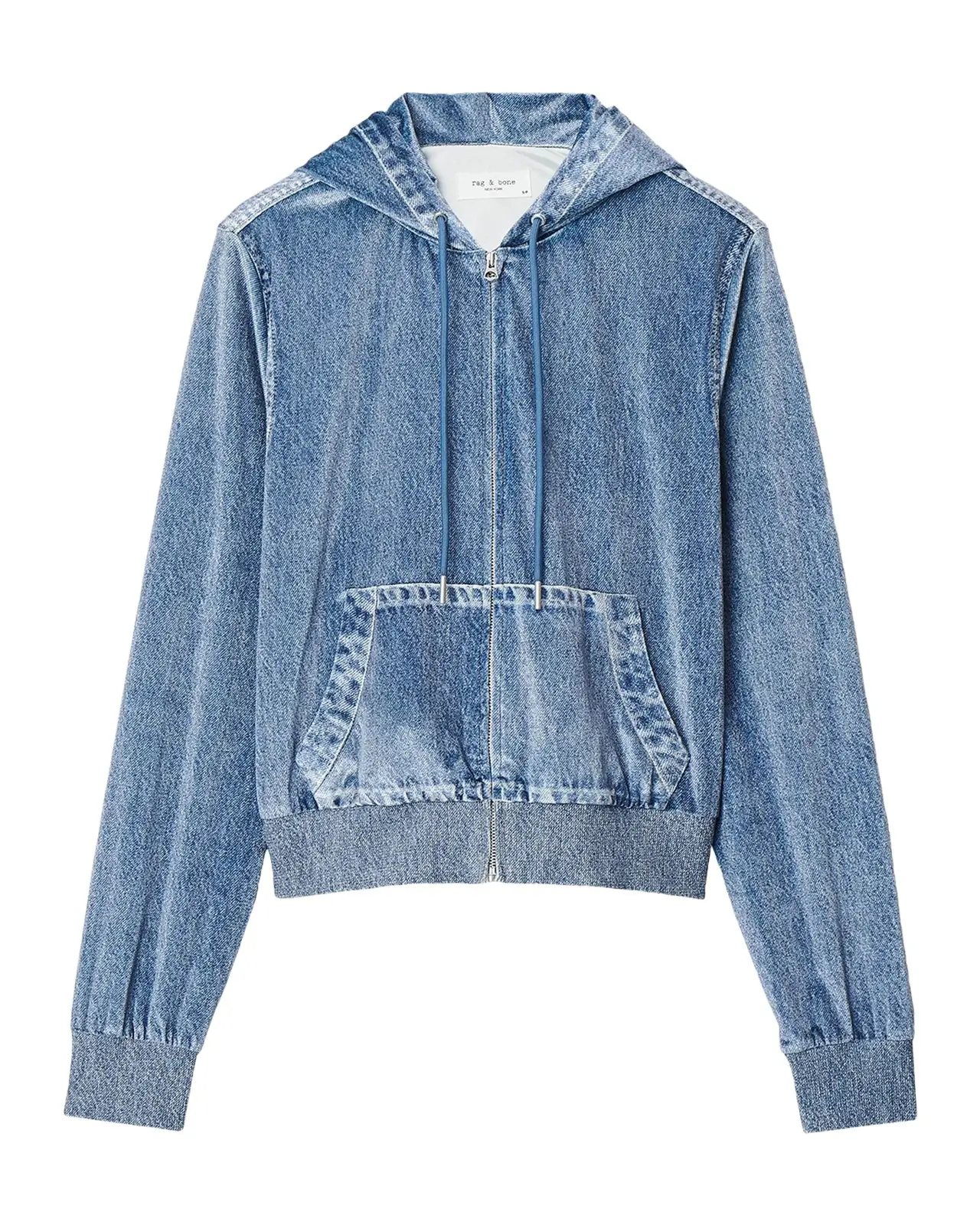 rb Miramar Denim Zip-Up Hoodie rb Miramar Denim Zip-Up Hoodie