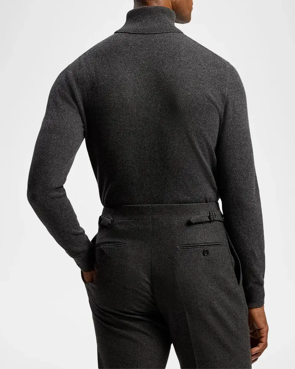 Ralph Lauren Purple Label Men's Cashmere Turtleneck Sweater | Thumbnail 3 Ralph Lauren Purple Label Men's Cashmere Turtleneck Sweater | Thumbnail 3