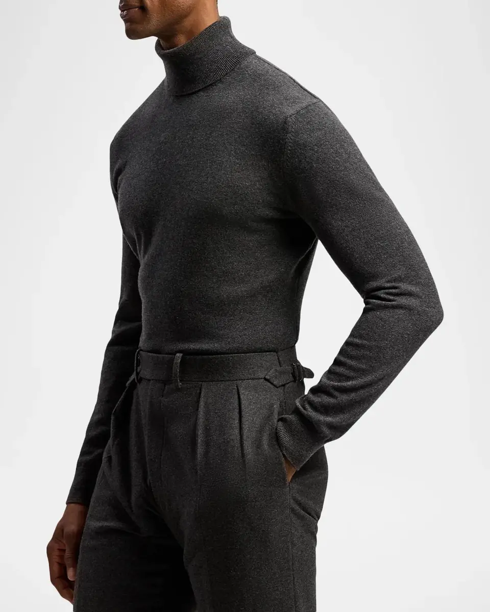 Ralph Lauren Purple Label Men's Cashmere Turtleneck Sweater | Thumbnail 6 Ralph Lauren Purple Label Men's Cashmere Turtleneck Sweater | Thumbnail 6