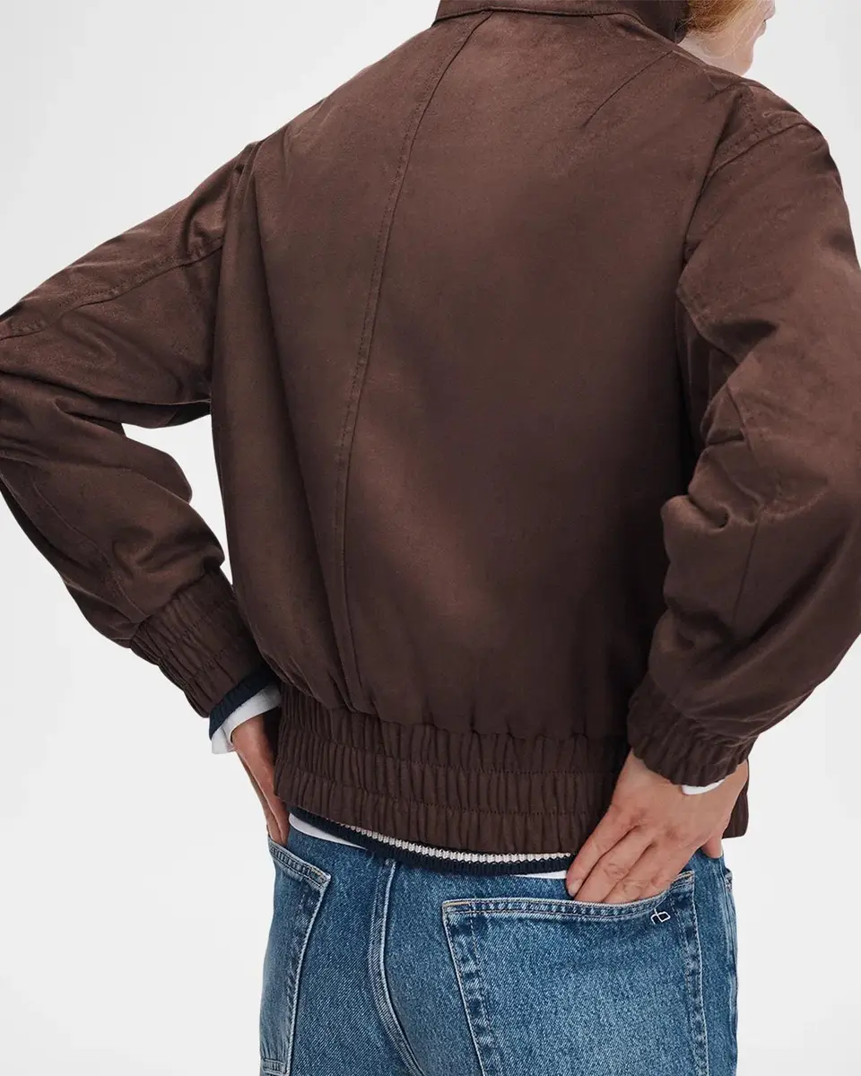 rag & bone Eliza Faux-Suede Bomber Jacket | Thumbnail 3 rag & bone Eliza Faux-Suede Bomber Jacket | Thumbnail 3