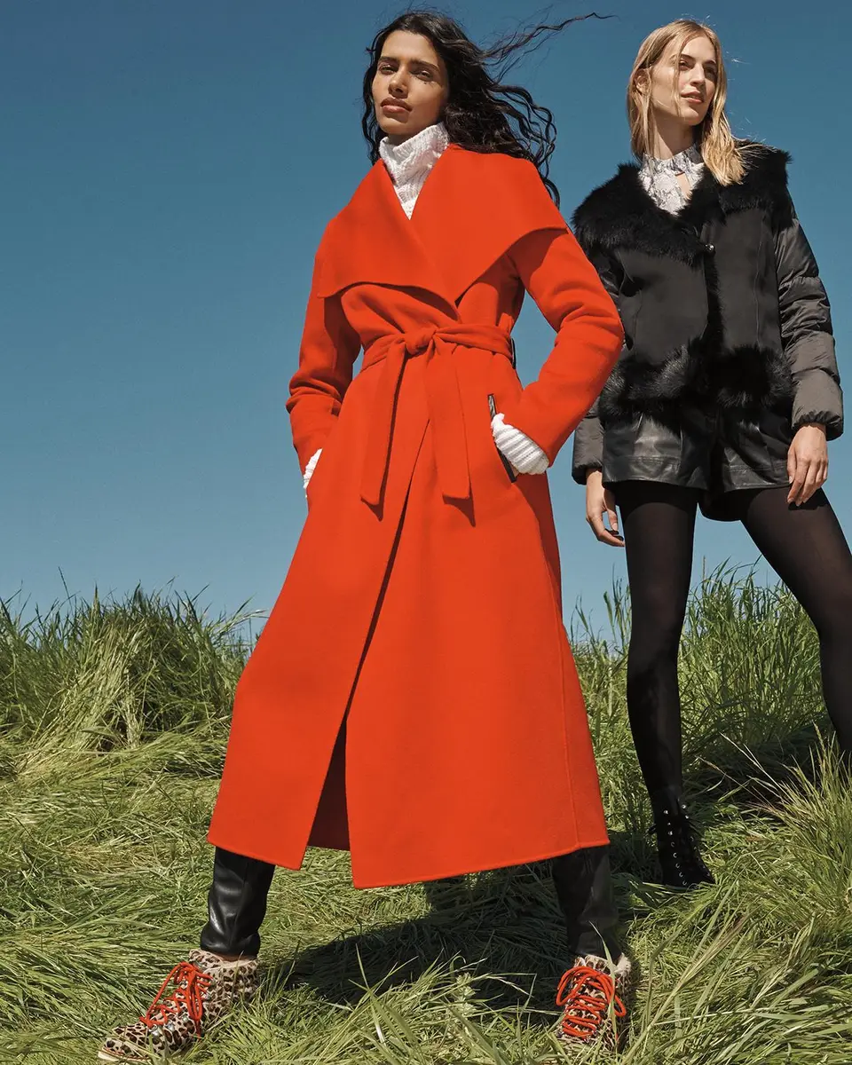 Mackage Mai Long Wool Wrap Coat | Thumbnail 5 Mackage Mai Long Wool Wrap Coat | Thumbnail 5