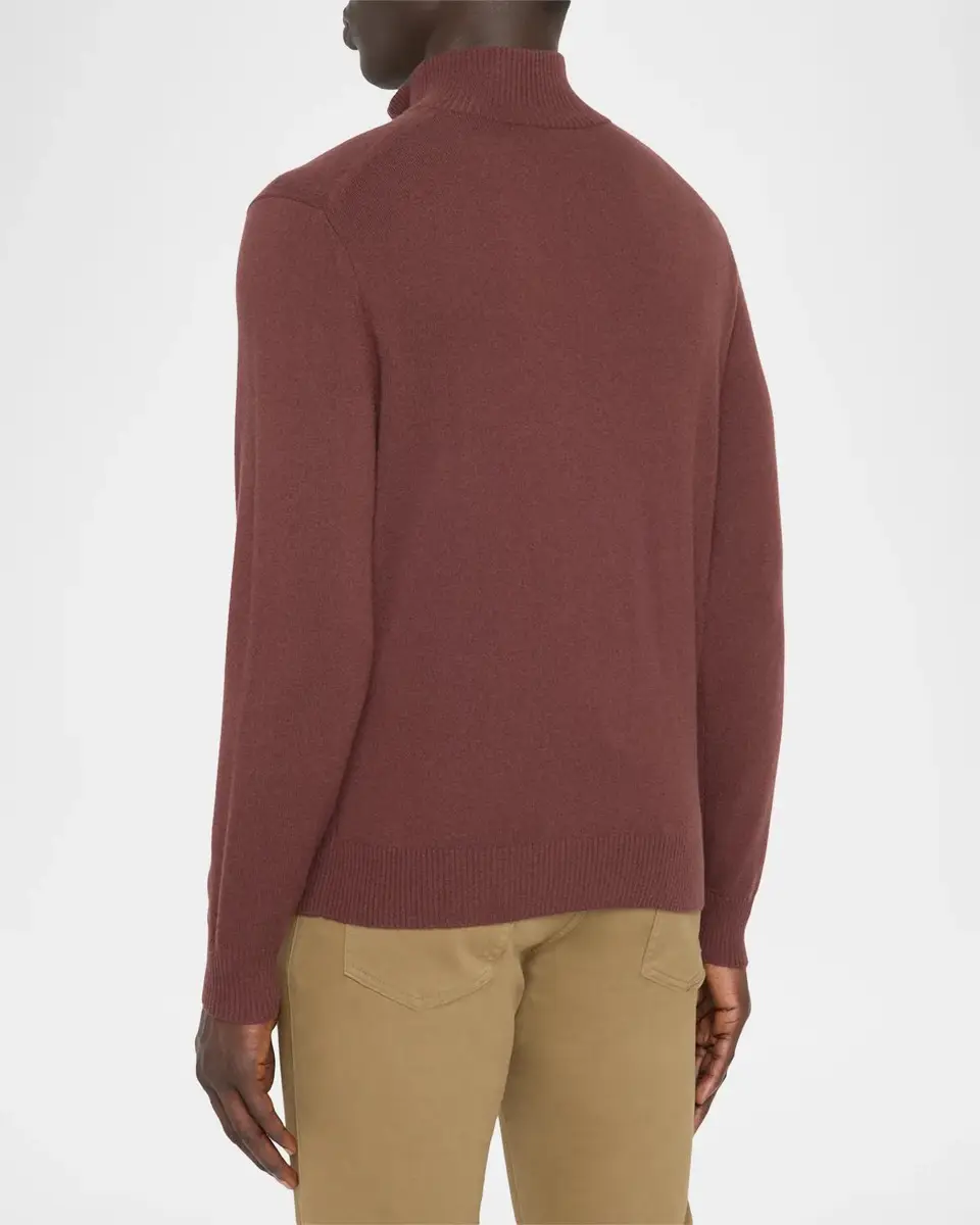 Theory Men's Hilles Cashmere Quarter-Zip Sweater | Thumbnail 3 Theory Men's Hilles Cashmere Quarter-Zip Sweater | Thumbnail 3