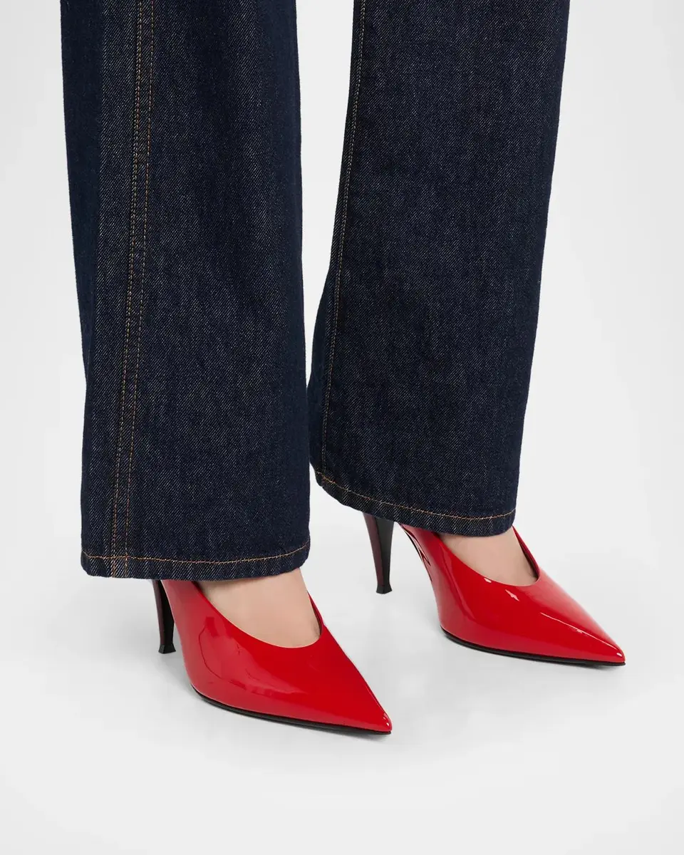 Givenchy 95mm Pointy Patent Leather Pumps | Thumbnail 2 Givenchy 95mm Pointy Patent Leather Pumps | Thumbnail 2