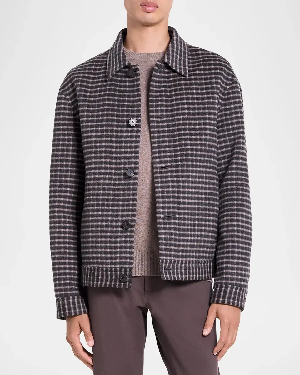Theory Check Double-Face Jacket | Thumbnail 4 Theory Check Double-Face Jacket | Thumbnail 4