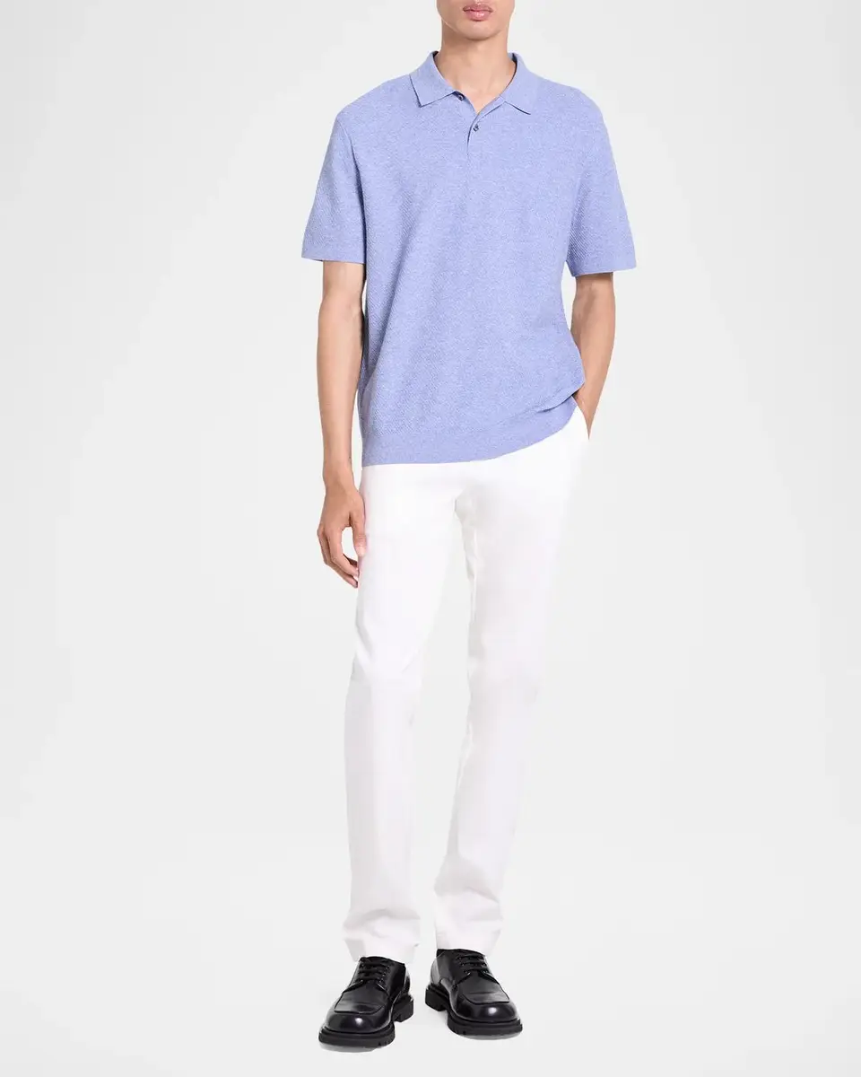 Theory Soris Stretch Knit Polo Shirt | Thumbnail 2 Theory Soris Stretch Knit Polo Shirt | Thumbnail 2