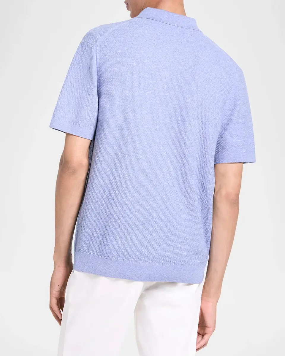 Theory Soris Stretch Knit Polo Shirt | Thumbnail 3 Theory Soris Stretch Knit Polo Shirt | Thumbnail 3