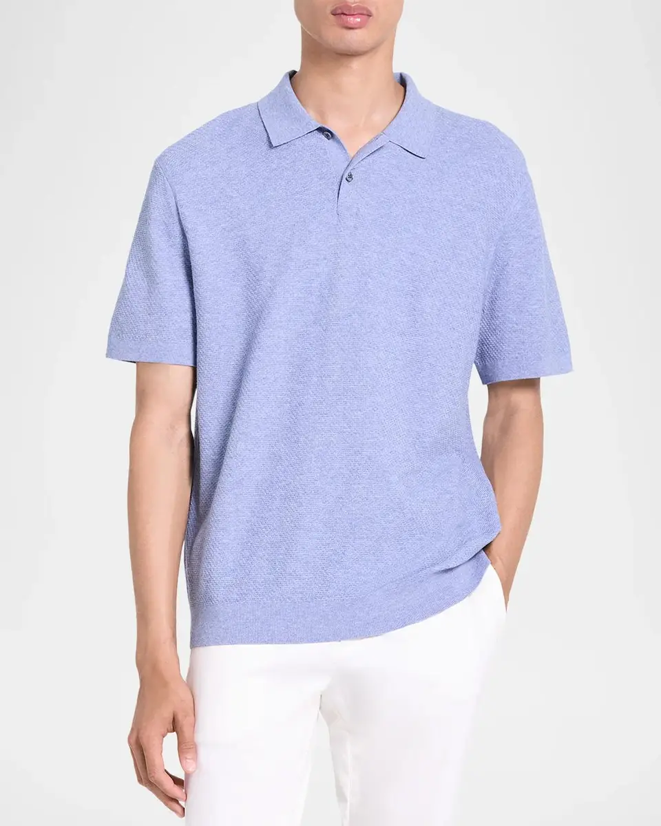 Theory Soris Stretch Knit Polo Shirt | Thumbnail 4 Theory Soris Stretch Knit Polo Shirt | Thumbnail 4