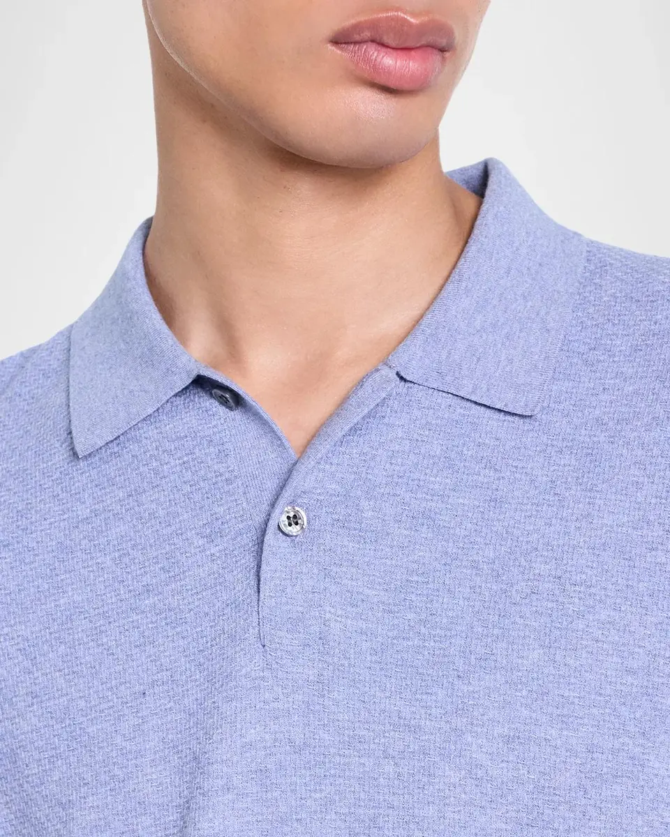 Theory Soris Stretch Knit Polo Shirt | Thumbnail 5 Theory Soris Stretch Knit Polo Shirt | Thumbnail 5