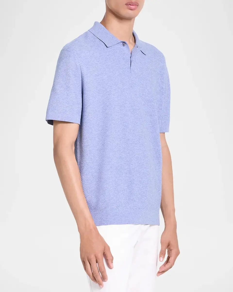 Theory Soris Stretch Knit Polo Shirt | Thumbnail 6 Theory Soris Stretch Knit Polo Shirt | Thumbnail 6