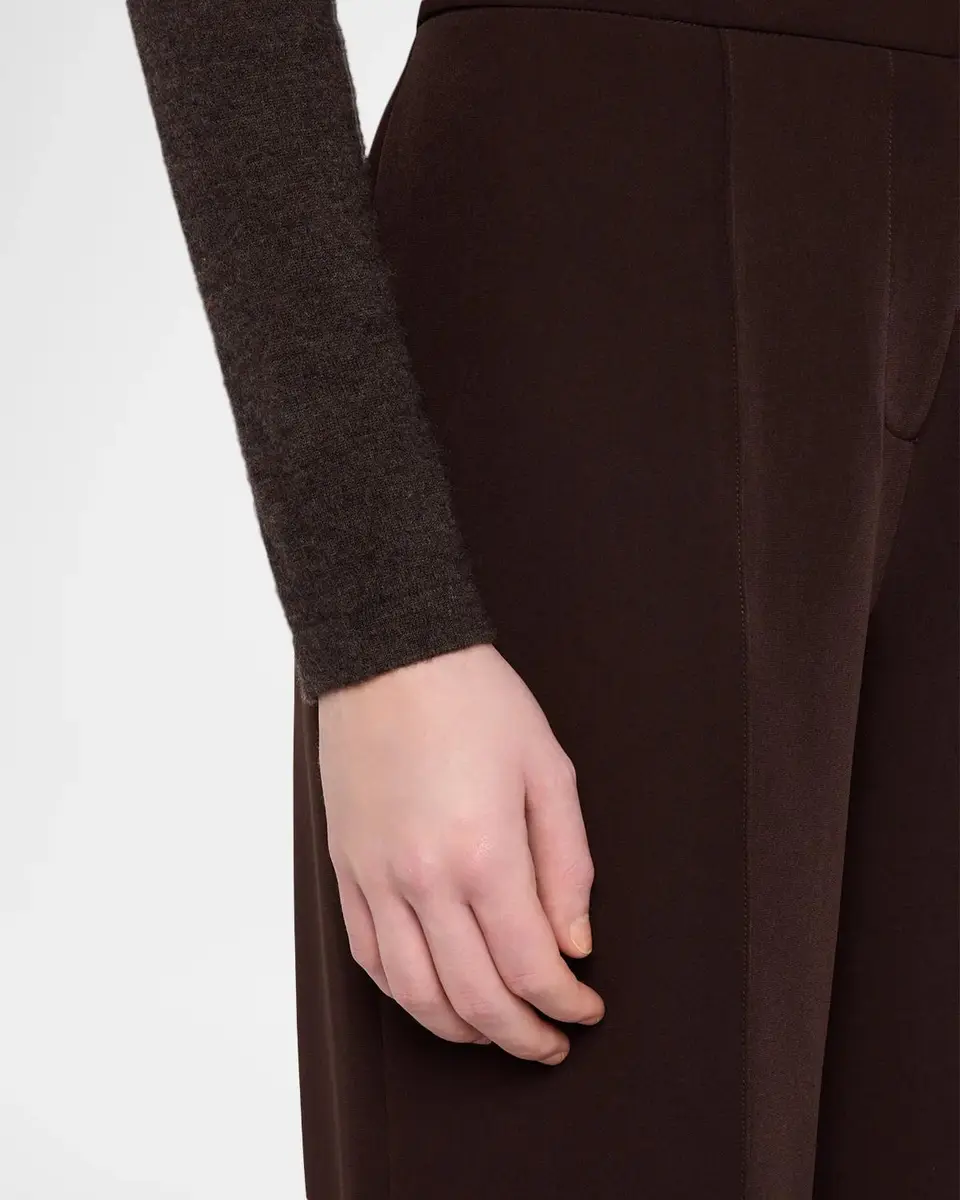 Milly Nash High-Rise Wide-Leg Cady Pants | Thumbnail 5 Milly Nash High-Rise Wide-Leg Cady Pants | Thumbnail 5