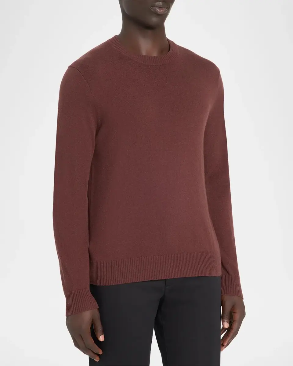 Theory Men's Hilles Cashmere Crewneck Sweater | Thumbnail 4 Theory Men's Hilles Cashmere Crewneck Sweater | Thumbnail 4