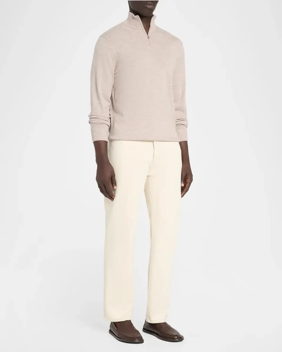 Theory Men's Hilles Cashmere Quarter-Zip Sweater | Thumbnail 2 Theory Men's Hilles Cashmere Quarter-Zip Sweater | Thumbnail 2