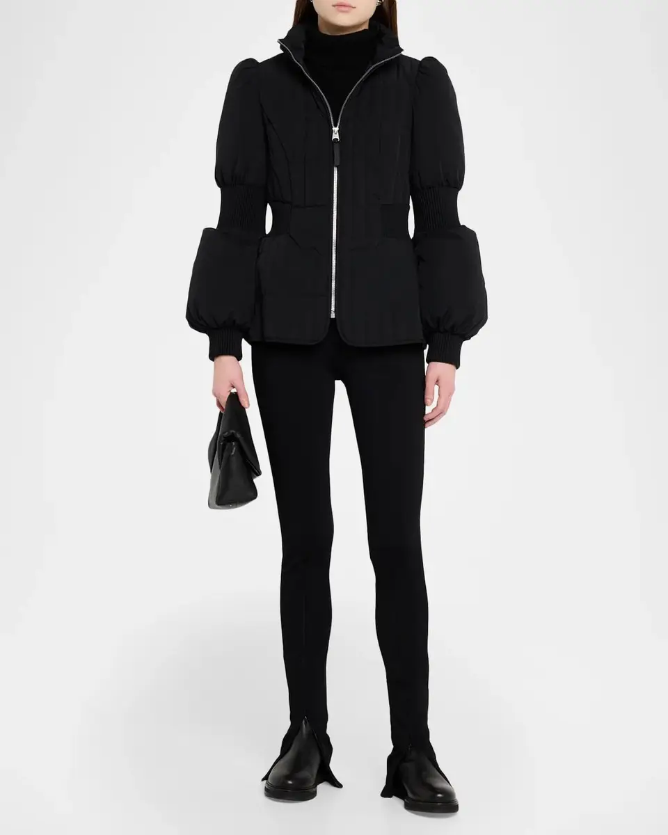Mackage Felicia Puffer Jacket with Accentuated Sleeves | Thumbnail 2 Mackage Felicia Puffer Jacket with Accentuated Sleeves | Thumbnail 2