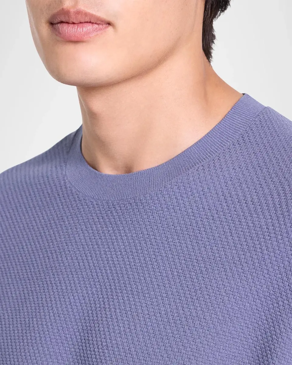 Theory Men's Riland Jacquard Crewneck Sweater | Thumbnail 5