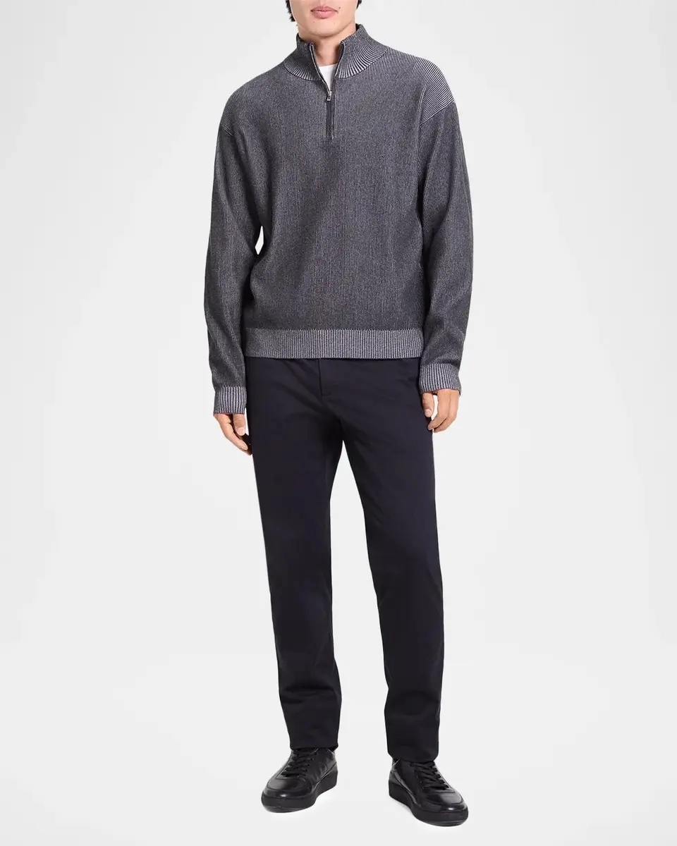 Theory Rib-Knit Quarter-Zip Sweater | Thumbnail 2