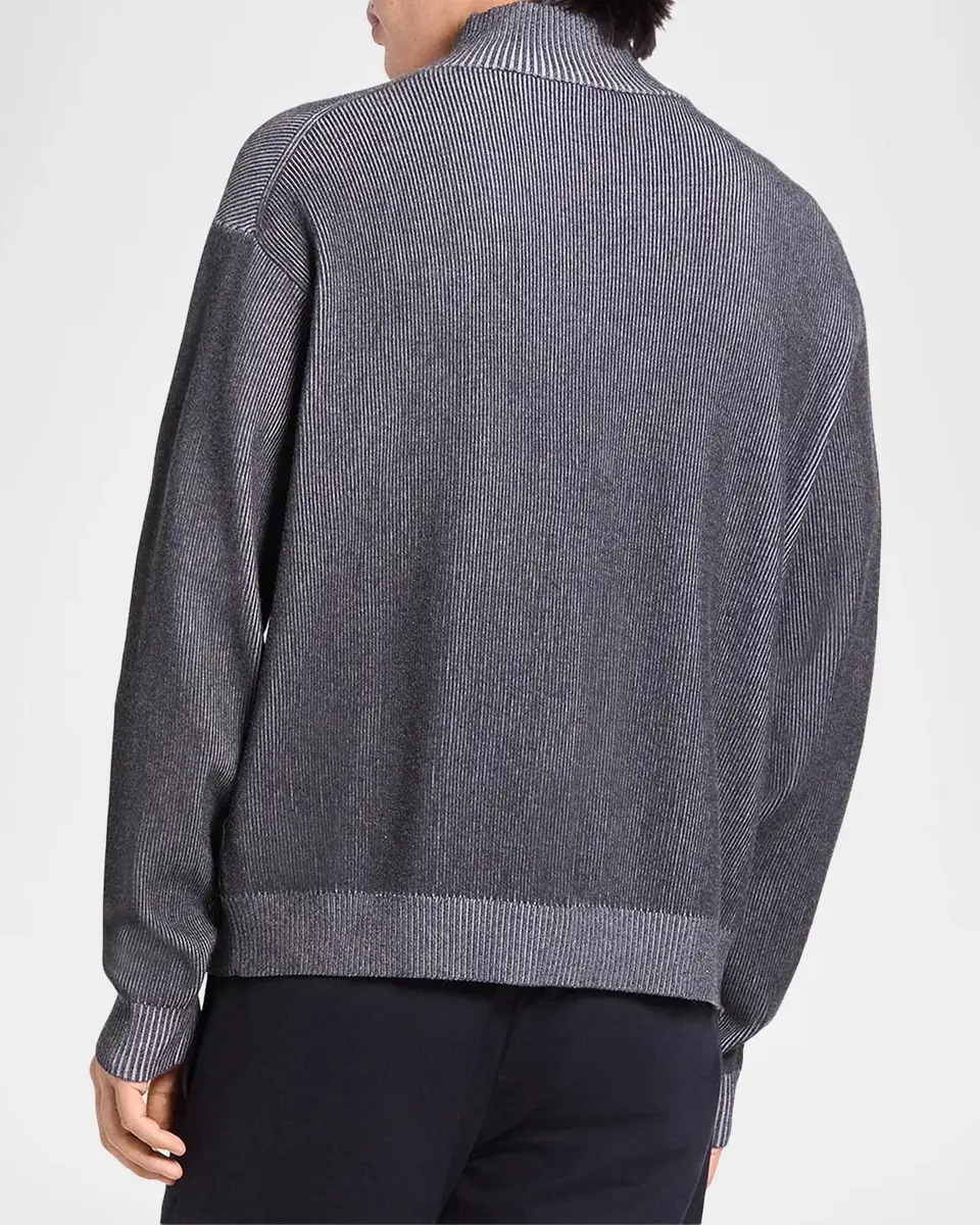 Theory Rib-Knit Quarter-Zip Sweater | Thumbnail 3