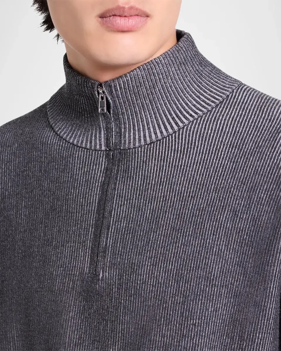Theory Rib-Knit Quarter-Zip Sweater | Thumbnail 5