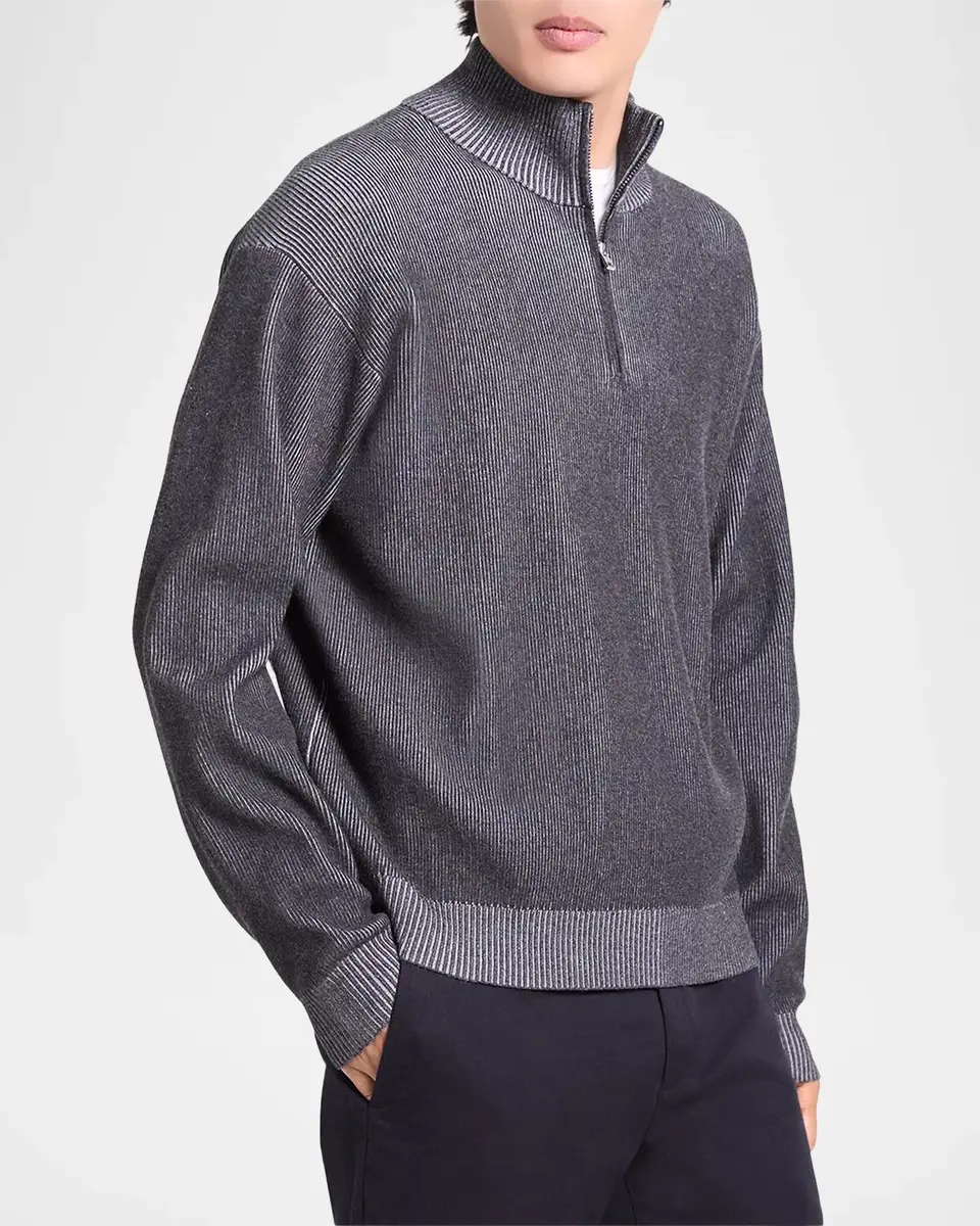 Theory Rib-Knit Quarter-Zip Sweater | Thumbnail 6