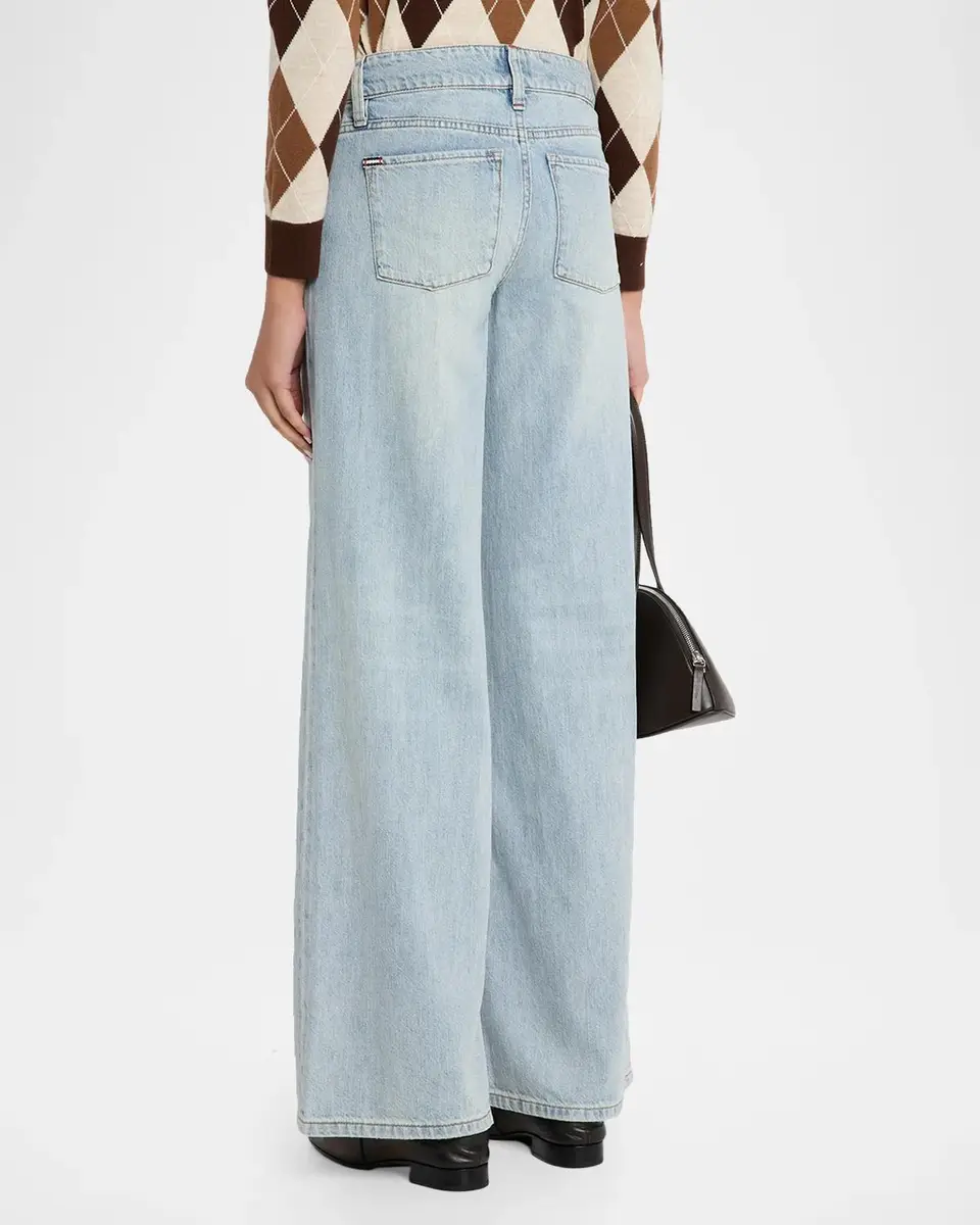 Alice + Olivia Amazing Low-Rise Baggy Jeans | Thumbnail 3 Alice + Olivia Amazing Low-Rise Baggy Jeans | Thumbnail 3