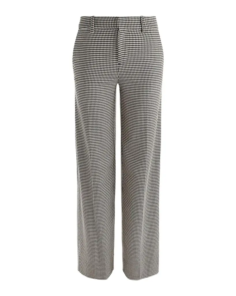 Alden Mid-Rise Houndstooth Trousers Alden Mid-Rise Houndstooth Trousers