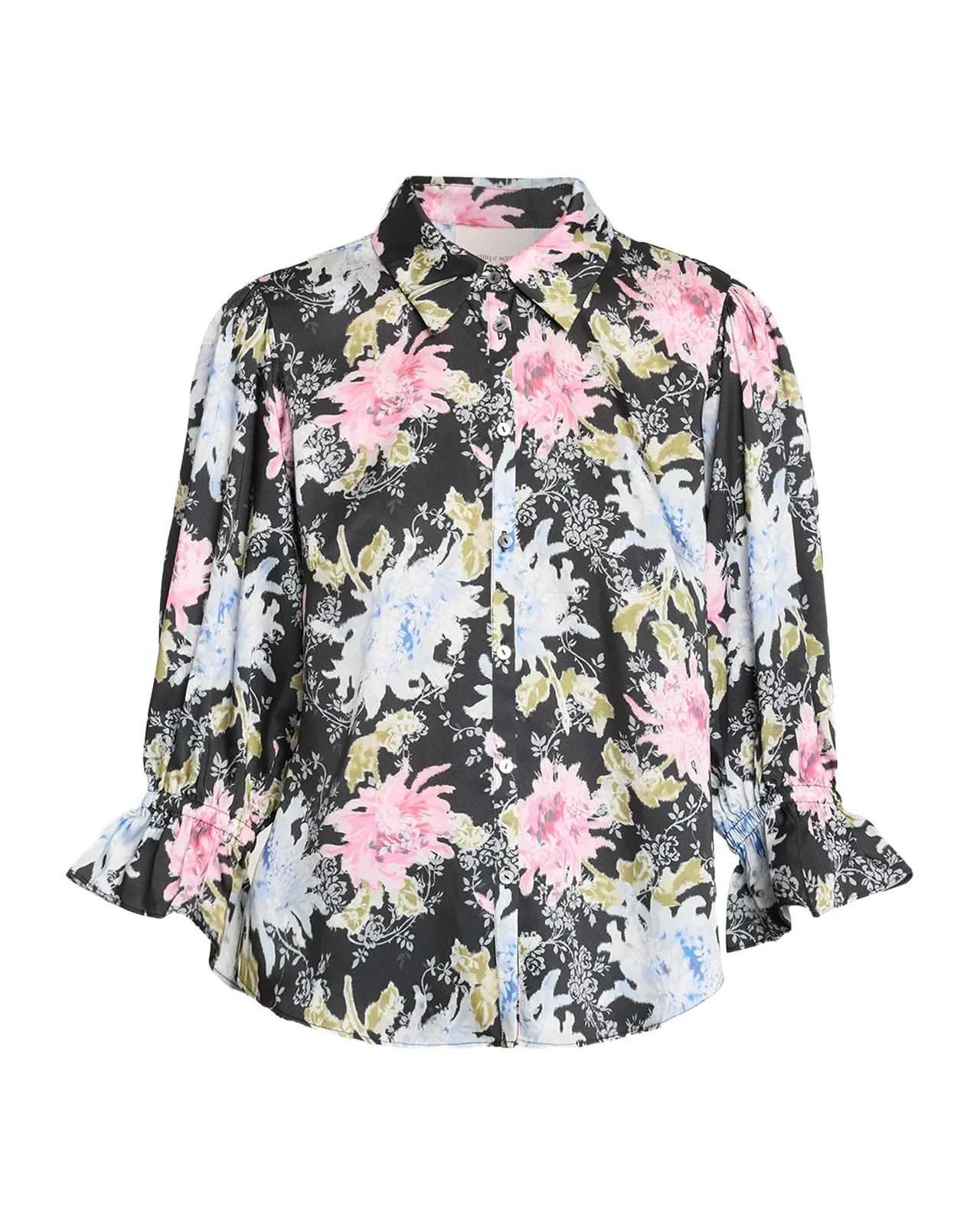 Fiona Dahlia Print Top