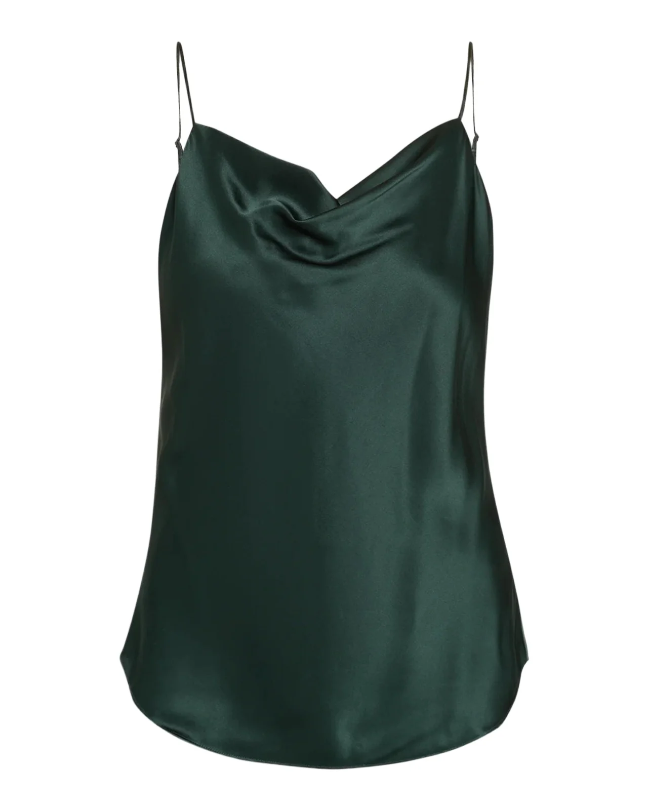 Marta Cowl-Neck Silk Camisole